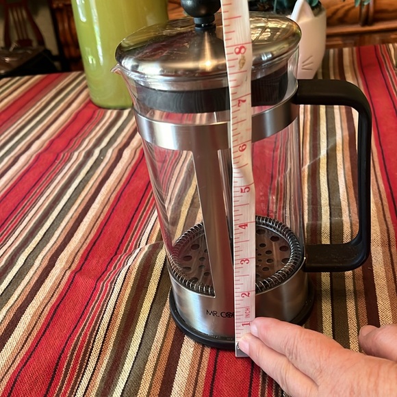 Mr. Coffee French Coffee Press 38oz Modern Design Easy to Clean - Picture 7 of 8